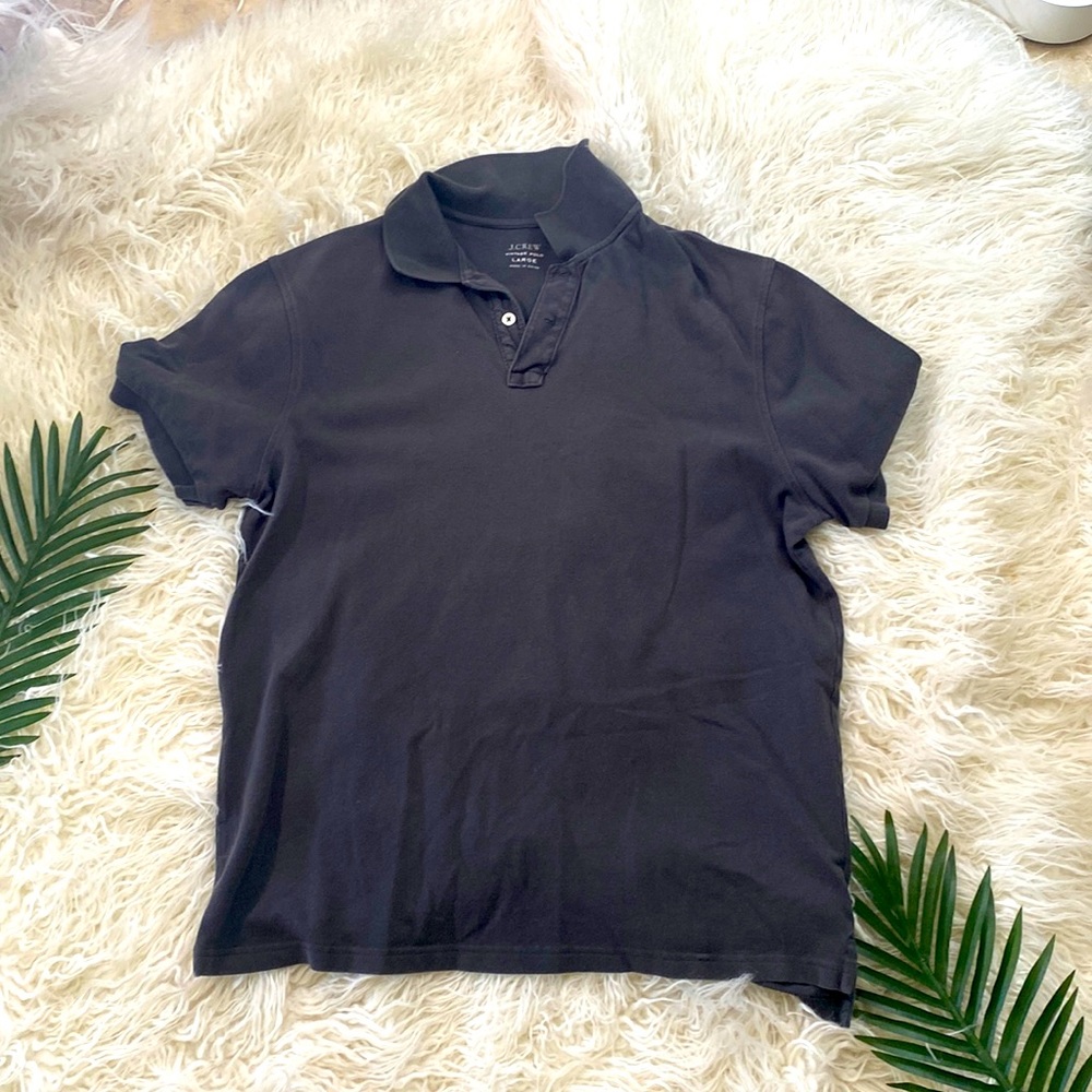 J.Crew Dark gray polo